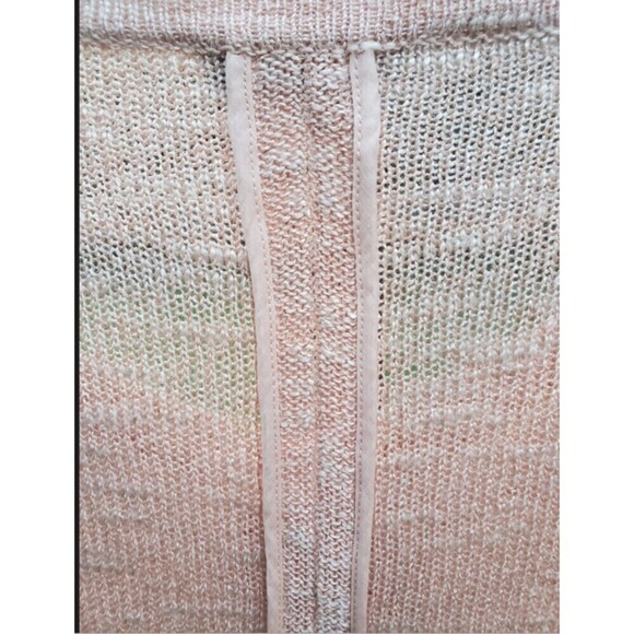 Lafayette 148 New York Women pale orange Front button down Linen Cardigan XXL - Picture 9 of 10